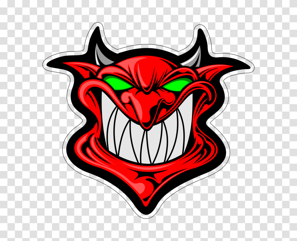 Devil Demon Satanism Cartoon, Label, Heart Transparent Png