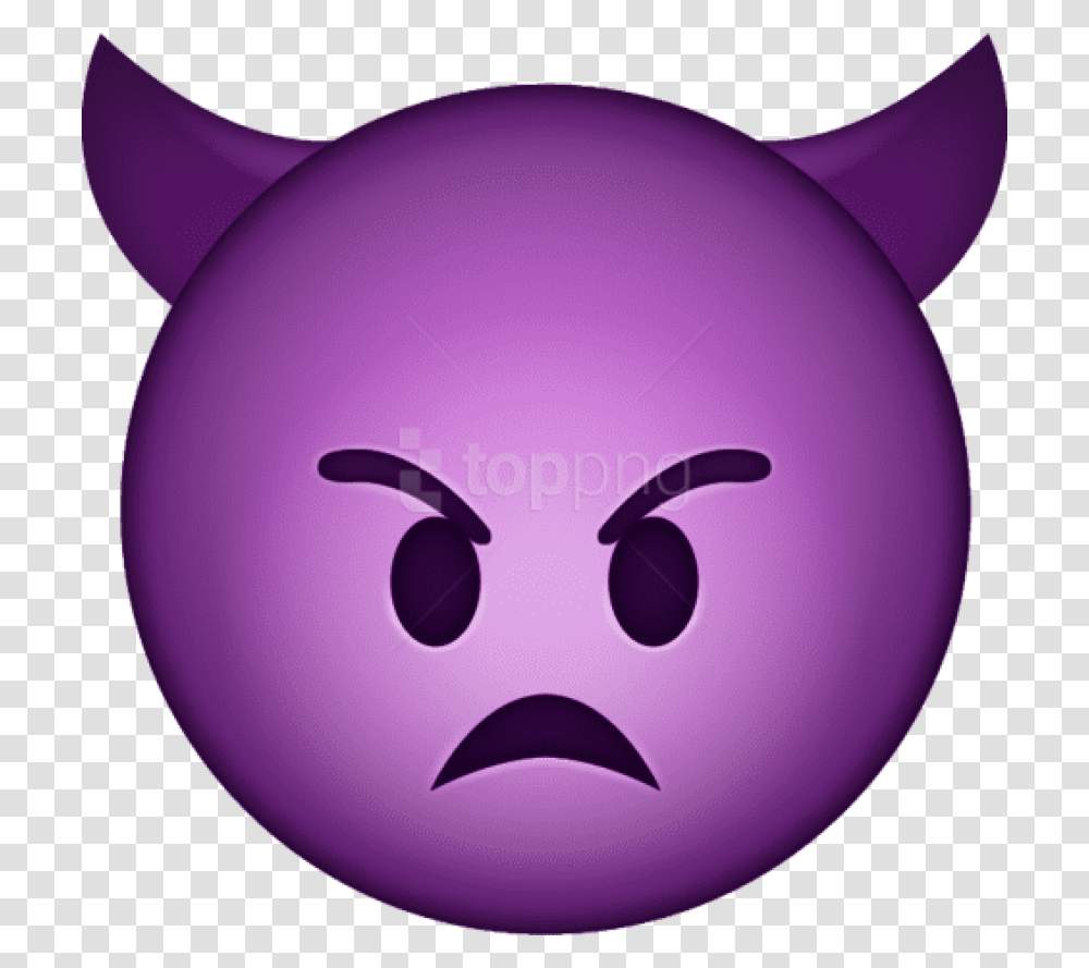 Devil Emoji Download Iphone Emojis Devil Emoji, Balloon, Clothing, Apparel, Sphere Transparent Png