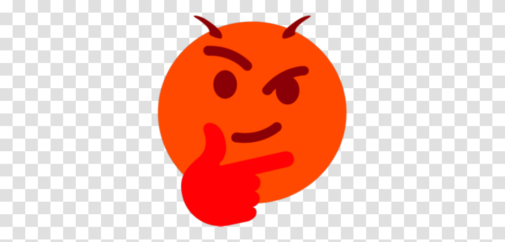 Devil Emoji Thinking Simulator Wiki Fandom Powered, Plant, Pumpkin, Vegetable, Food Transparent Png
