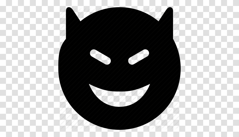 Devil Emoticon Emotion Evil Face Satan Smiley Icon, Piano, Leisure Activities, Musical Instrument Transparent Png