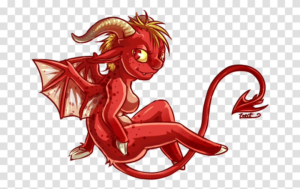 Devil Girl 5 Image Demon Anime Girl, Dragon Transparent Png