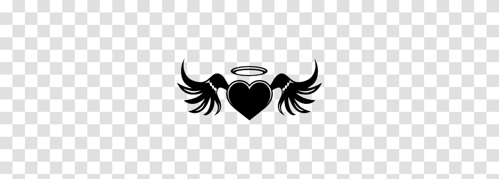 Devil Heart With Tail Sticker, Stencil, Horse, Mammal Transparent Png
