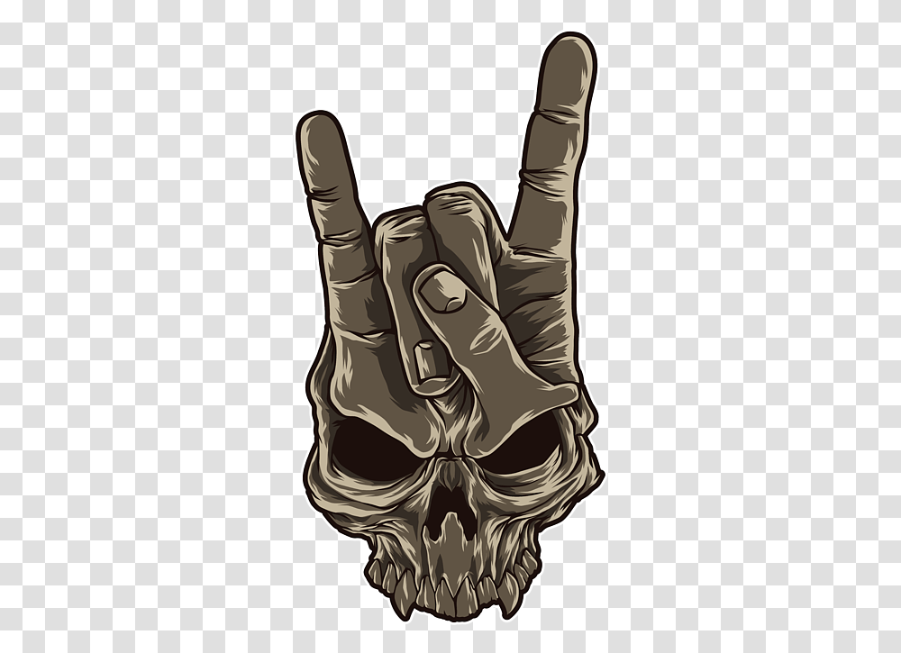 Devil Horns Sign Heavy Metal Hand Gesture Music Women's Tank Top Devil Horns Hand, Clothing, Apparel, Fist, Art Transparent Png