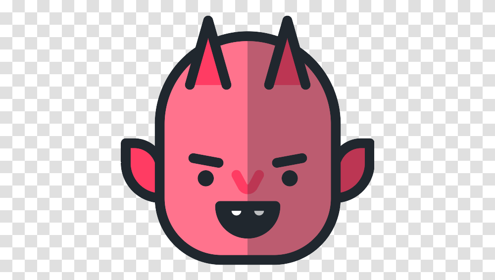 Devil Icon Icon, Pac Man, Mask, Label, Text Transparent Png