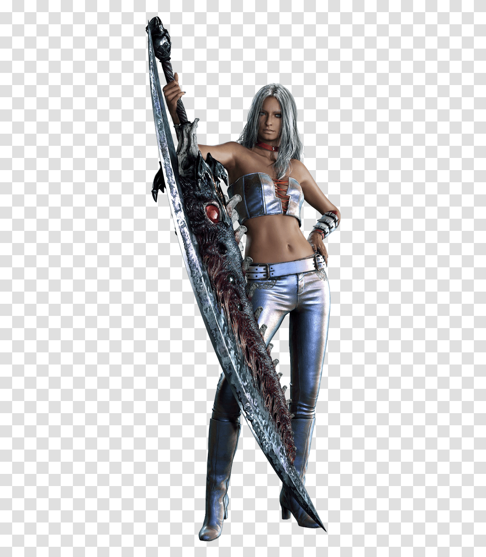 Devil May Cry 5 Trish Gloria Costume Render By Dmc 5 Trish Alternate Costume, Person, Pants, Jeans Transparent Png