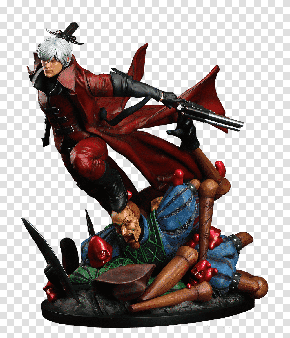 Devil May Cry Dante H M O Collectibles, Person, Figurine, People Transparent Png