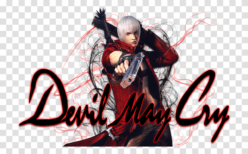 Devil May Cry Lettering, Person, Costume Transparent Png