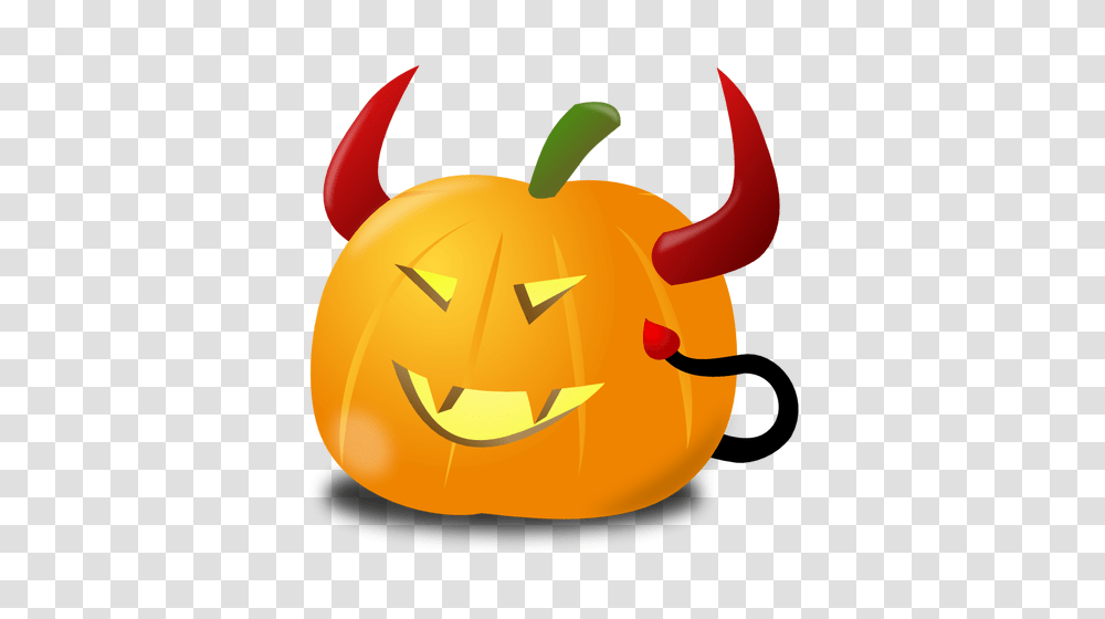 Devil Pumpkin Vector Clip Art, Vegetable, Plant, Food, Halloween Transparent Png