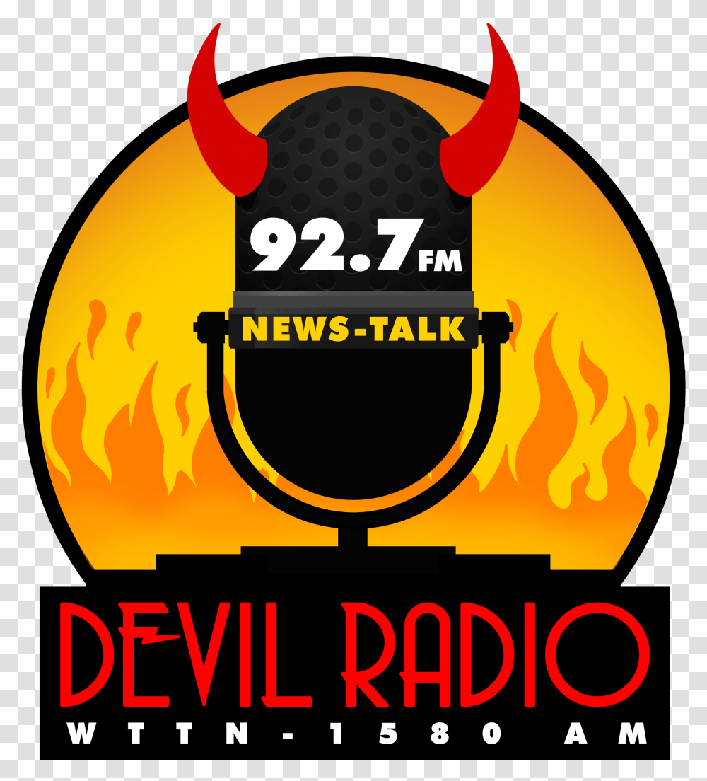 Devil Radio 927 Fm Wisconsin's Independent News Talk Language, Text, Label, Symbol, Poster Transparent Png