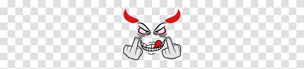Devil Satan Demon Horns Hell Show Gloves Stinkfing, Person, Human, Pirate Transparent Png