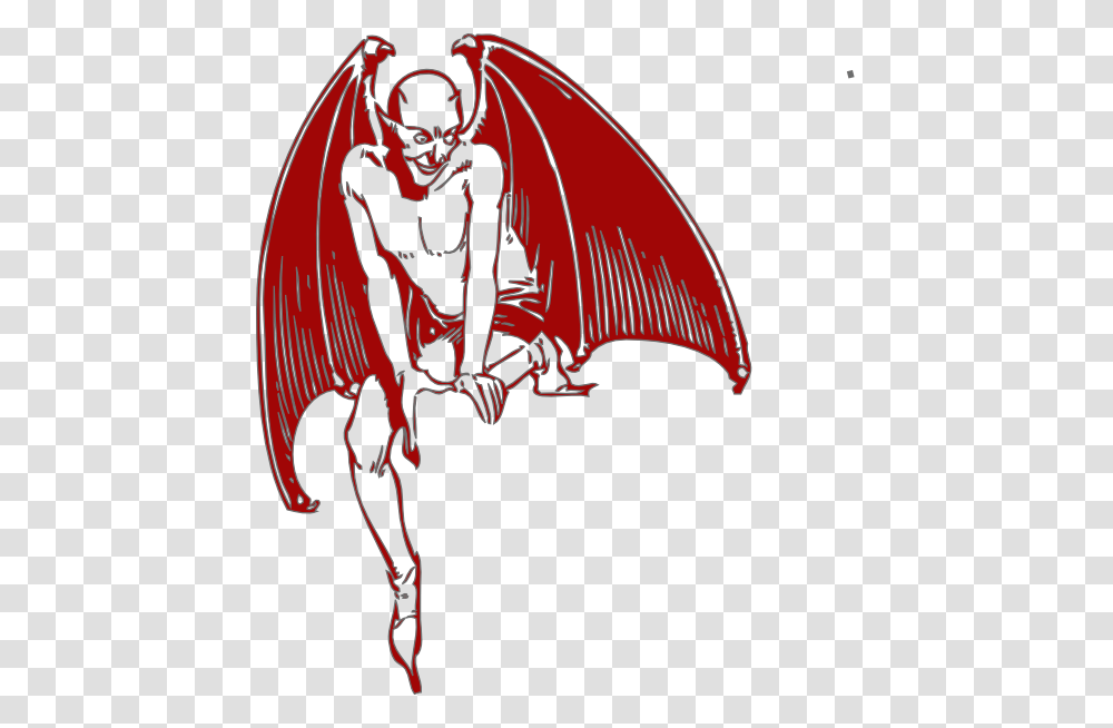 Devil, Statue, Sculpture, Ornament Transparent Png