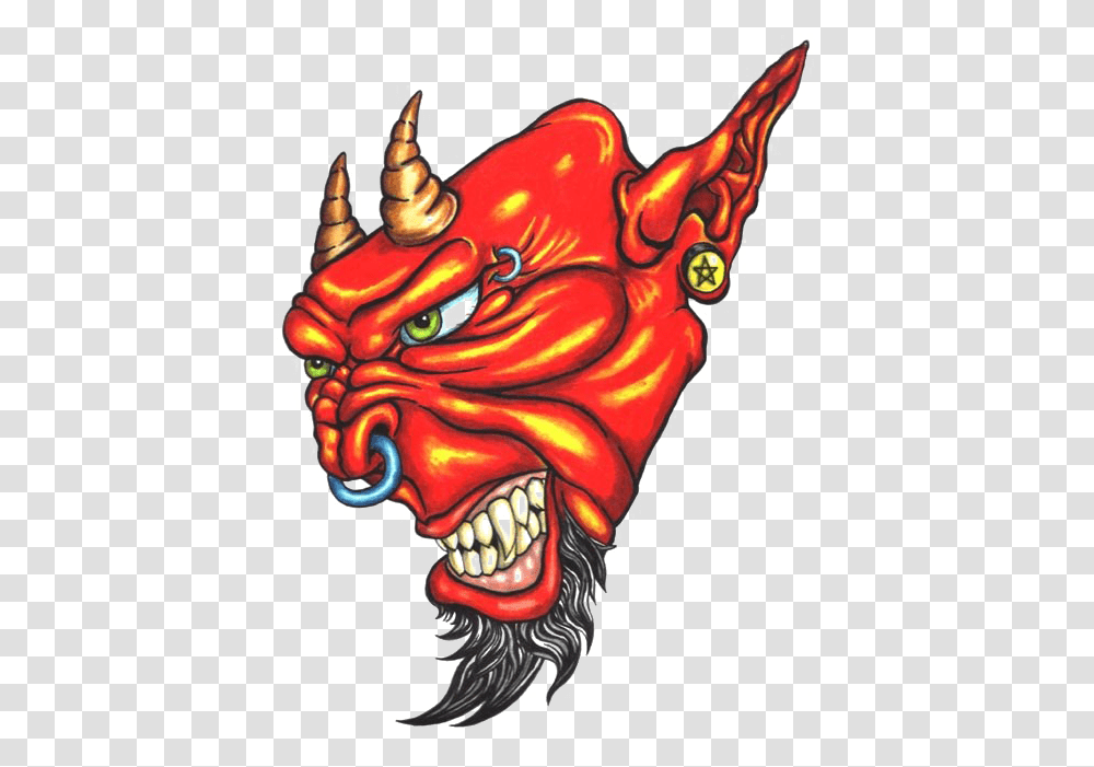 Devil Tattoo Download Image Devil Flash Tattoo Designs, Dragon, Head, Lobster, Seafood Transparent Png