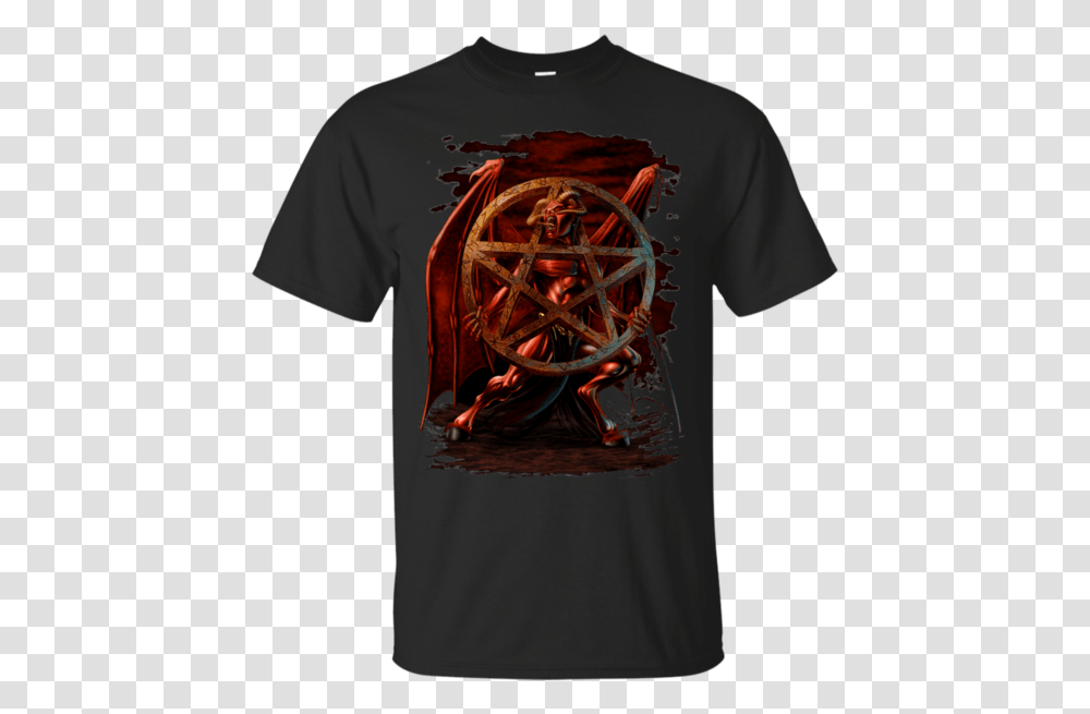 Devil With Pentagram T Shirt Amp Hoodie Demonic Wallpapers For Android, Apparel, T-Shirt, Sleeve Transparent Png