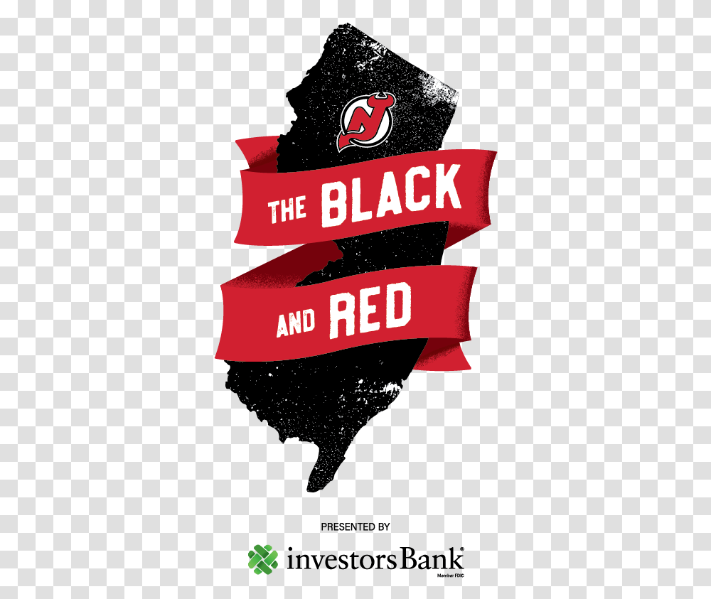 Devils Black And Red Season Ticket New Jersey Devils Black And Red, Label, Text, Beverage, Poster Transparent Png