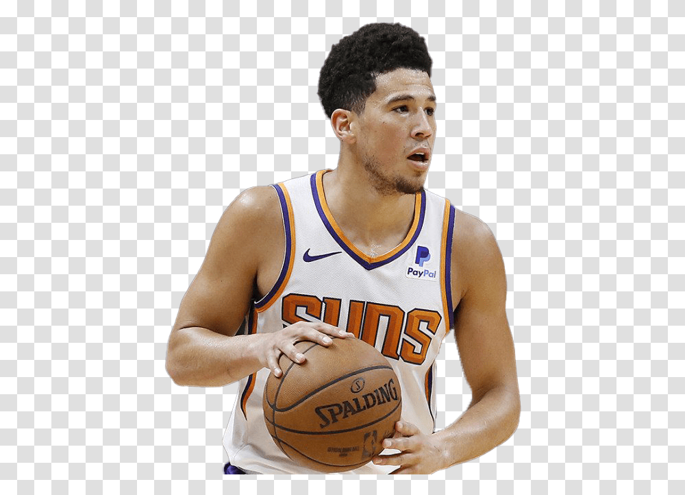 Devin Booker Pic Fade Devin Booker Haircut, Person, Human, People, Sport Transparent Png