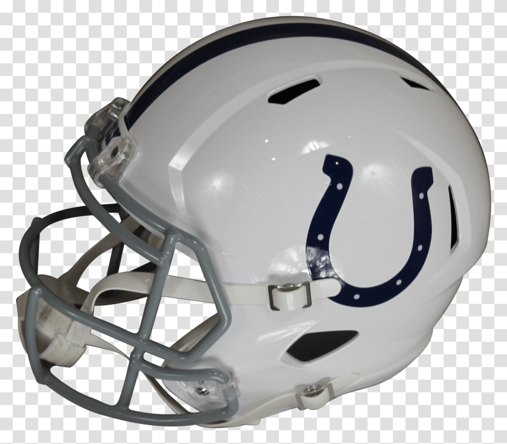 Devin Funchess Autographed Colts Speed Replica Helmet Face Mask, Apparel, Football Helmet, American Football Transparent Png
