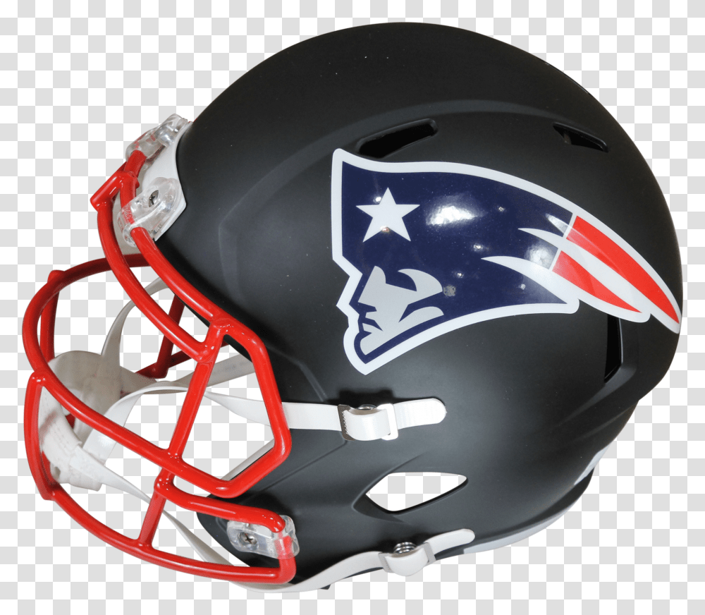 Devin Mccourty Autographed Patriots Flat Black Speed New England Patriots, Helmet, Apparel, Football Helmet Transparent Png