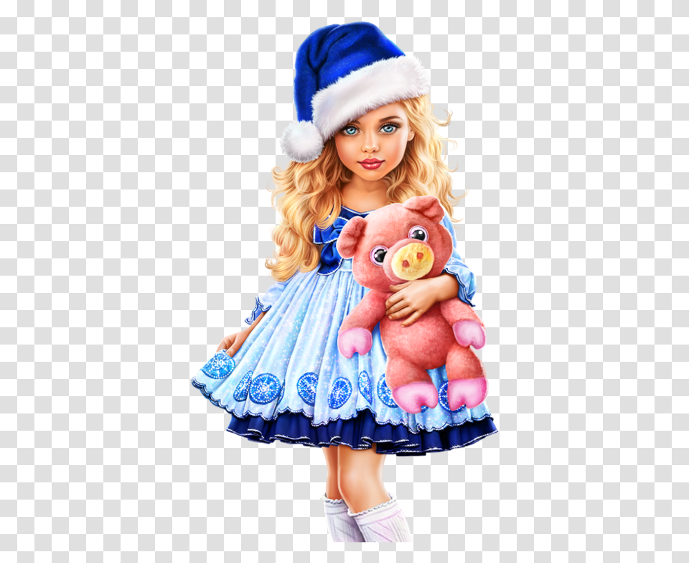 Devochka I Novij God, Doll, Toy, Costume, Female Transparent Png