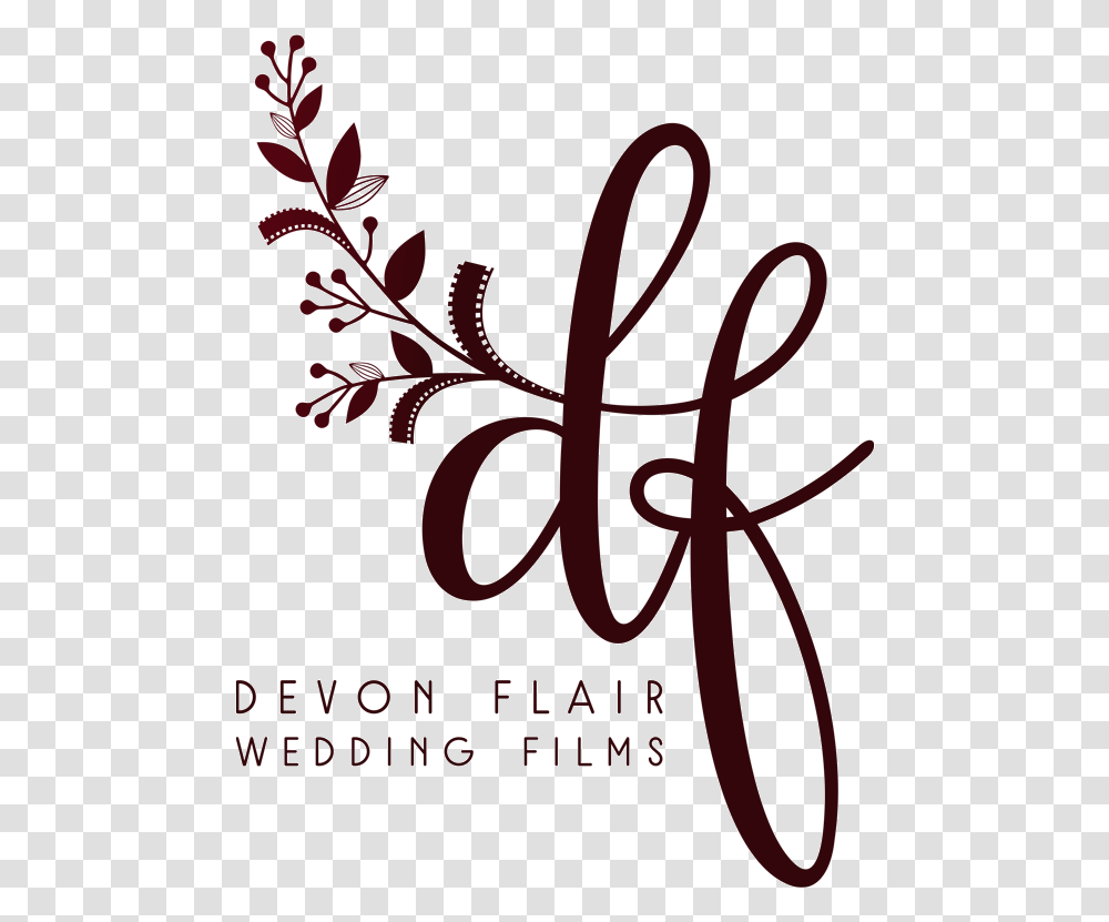 Devon Flair Wedding Films, Text, Handwriting, Alphabet, Scissors Transparent Png