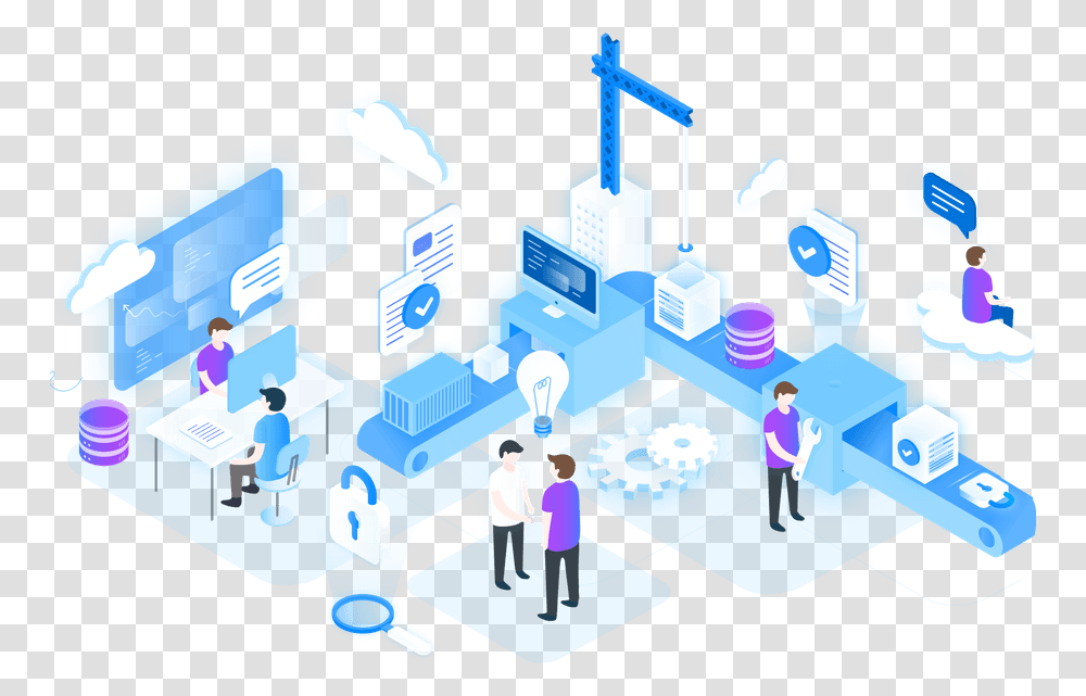 Devops Solutions Expertise Isometric, Person, Human, Network, Security Transparent Png