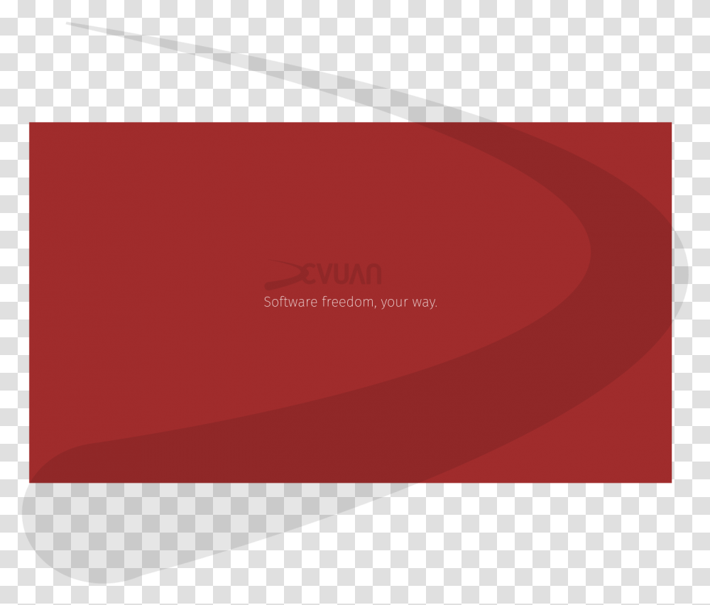 Devuan Swoosh Your Way, Business Card, Paper Transparent Png