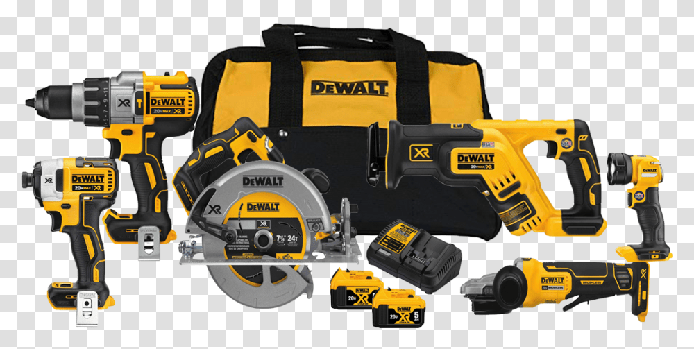 Dewalt, Tool, Power Drill, Chain Saw, Fire Truck Transparent Png