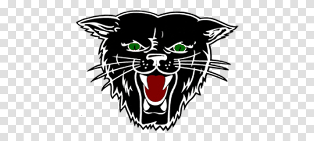 Dexter High School Bearcat, Stencil, Mammal, Animal, Panther Transparent Png