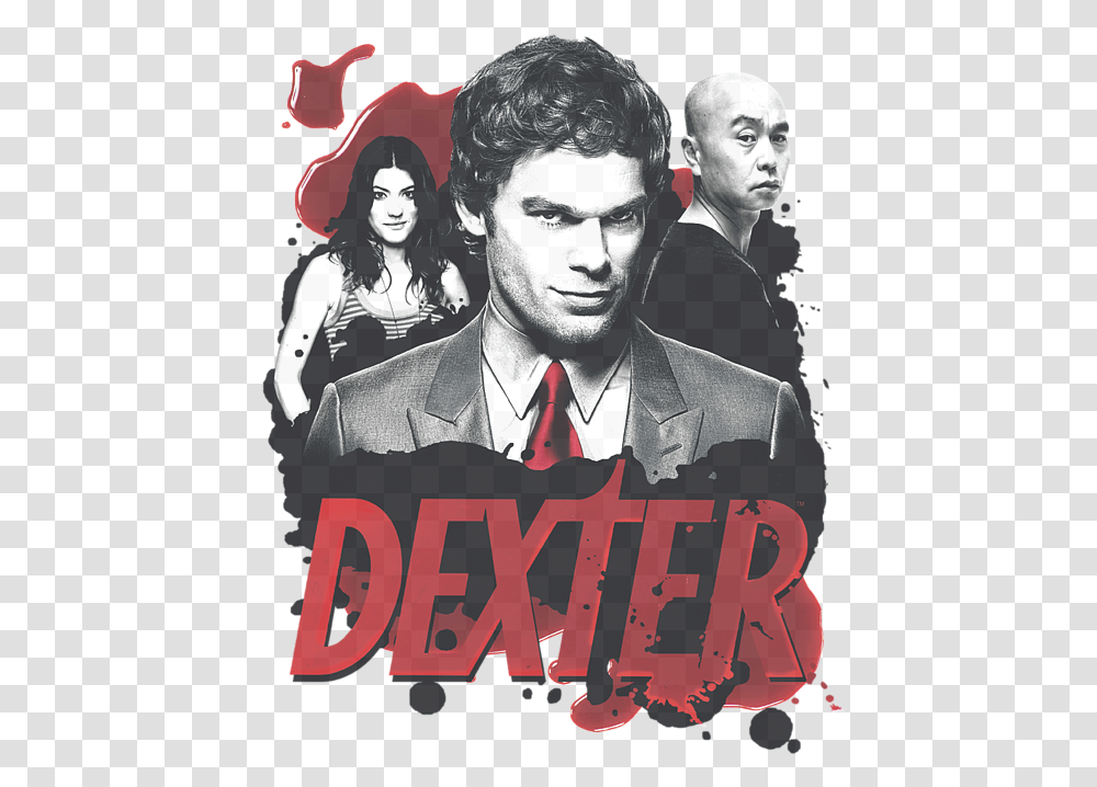 Dexter Season 3 Dvd Cover, Person, Advertisement, Poster, Sunglasses Transparent Png