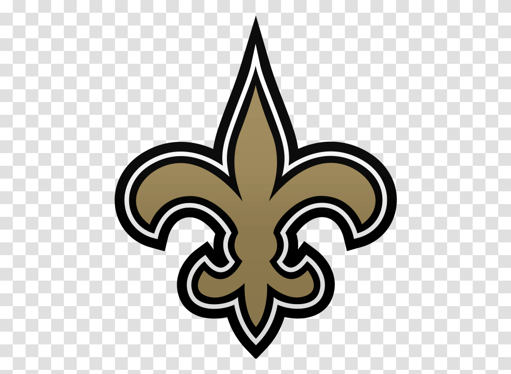 Dez Bryant New Orleans Saints Logo, Emblem, Stencil, Plant Transparent Png