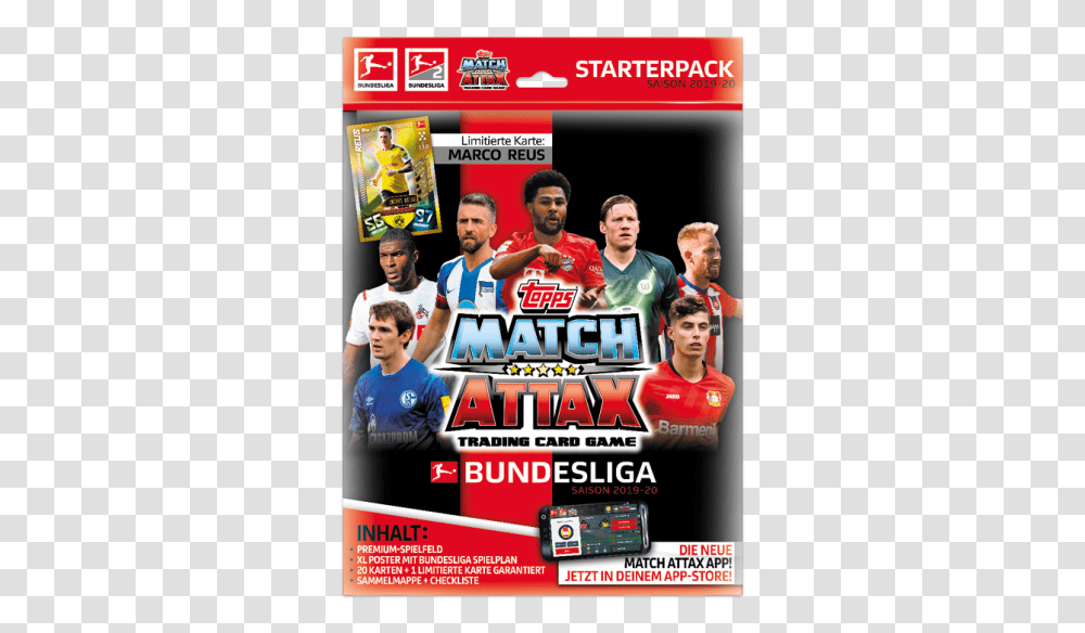 Dfl Bundesliga Match Attax 2019 Starter PacksSrc Starterpack Match Attax 2019 2020, Person, Poster, Advertisement, Flyer Transparent Png