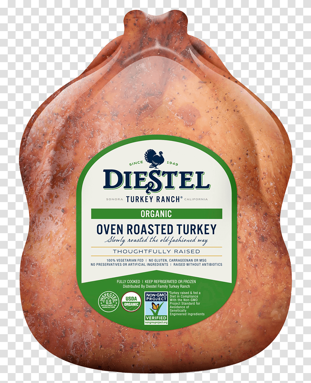 Dfr Organic Oven Roasted Whole Turkey Rendering Turkey In Packaging, Pork, Food, Ham Transparent Png
