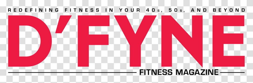 Dfyne Fitness Magazine Logo Sign, Word, Trademark Transparent Png