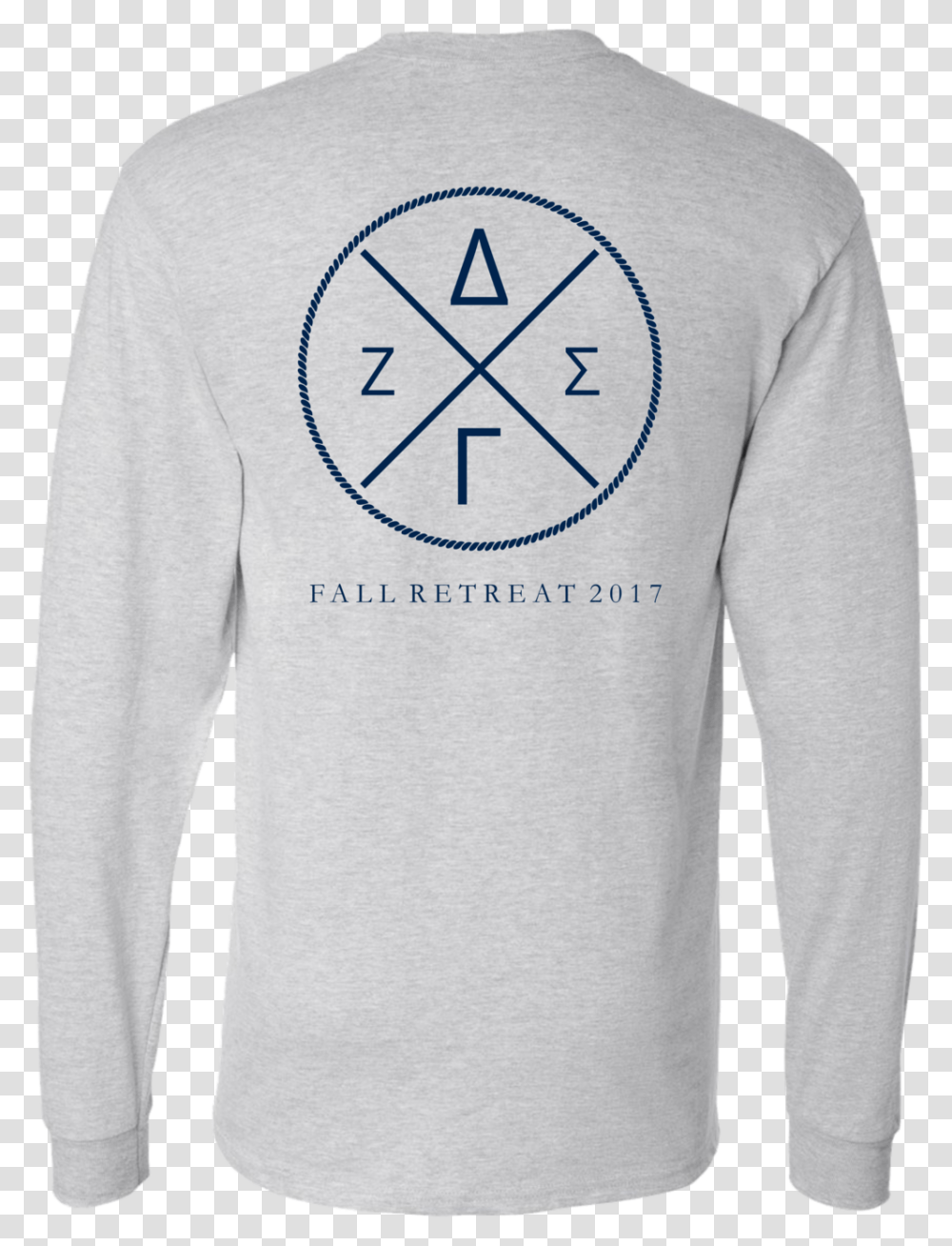 Dg Fall Retreat Ash Grey Back Long Sleeved T Shirt, Apparel, Sweatshirt, Sweater Transparent Png