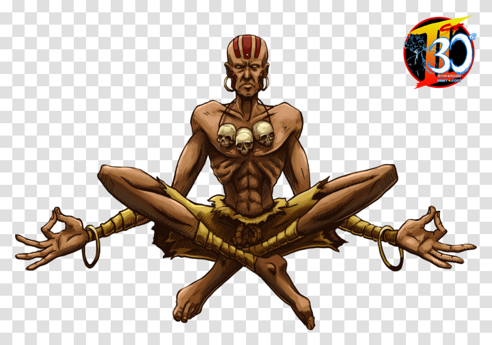 Dhalsim From Street Fighter, Person, Human, Hand, Emblem Transparent Png