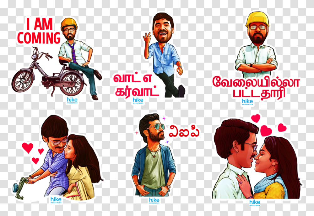 Dhanush Sticker, Person, Helmet, People Transparent Png