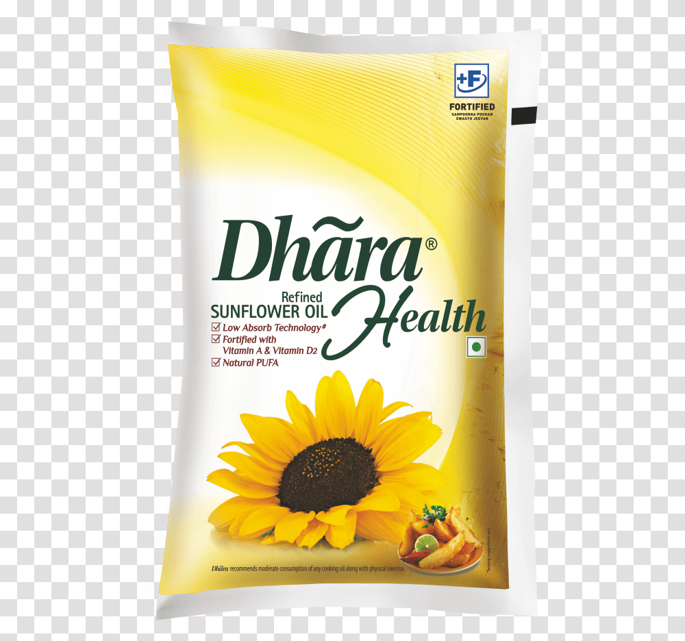 Dhara Refined Sunflower Oil, Bottle, Plant, Blossom, Book Transparent Png