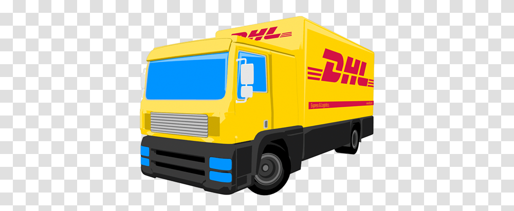 Dhl Truck, Van, Vehicle, Transportation, Ambulance Transparent Png