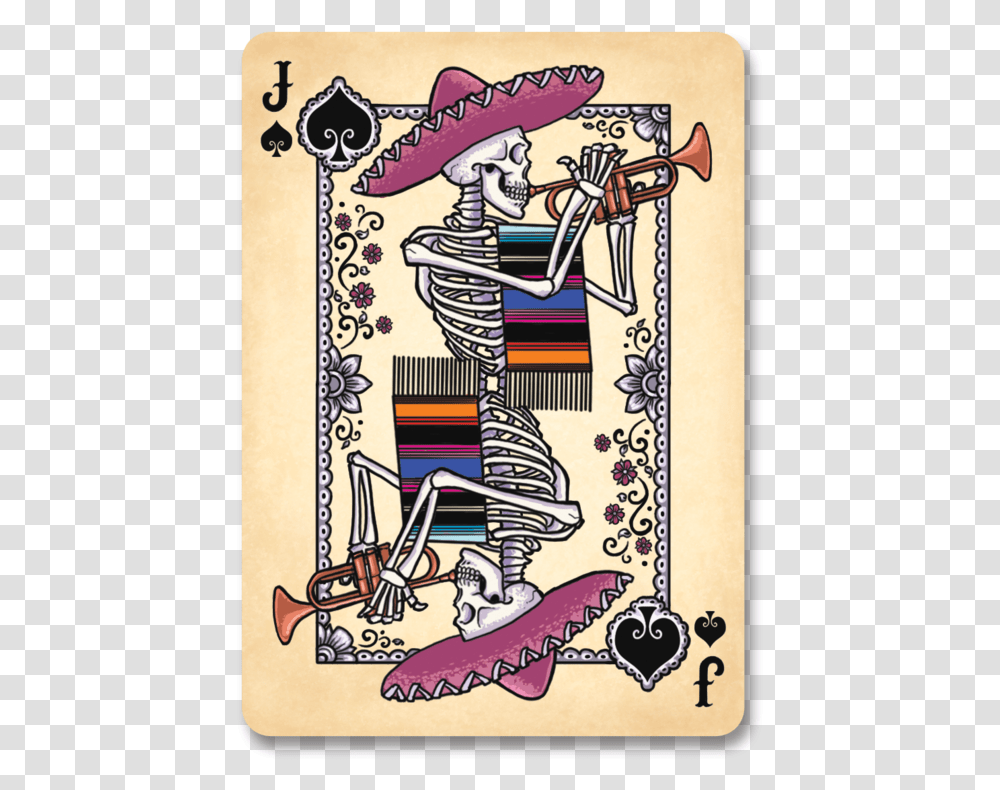 Dia De Los Muertos Cards Spades, Poster, Musical Instrument, Leisure Activities Transparent Png