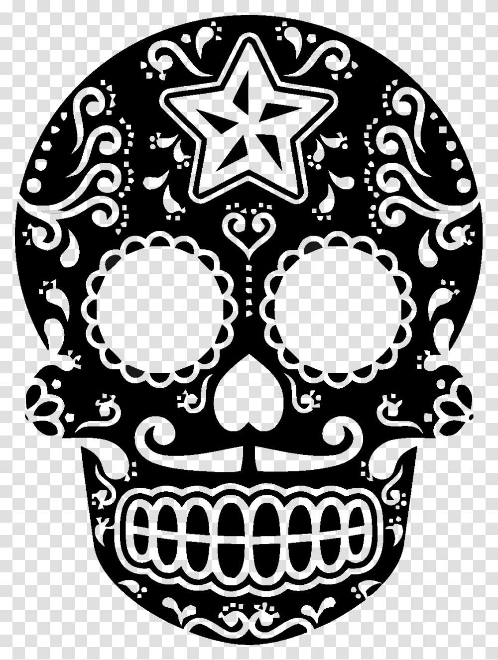 Dia De Los Muertos Skull Houston Astros Skull Svg, Rug, Pattern, Ornament, Fractal Transparent Png