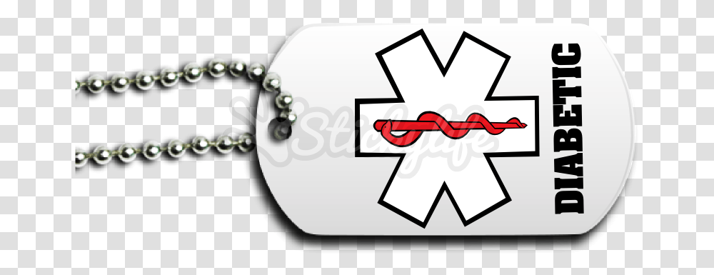 Diabetic Dog Tag Front, First Aid, Accessories, Accessory Transparent Png