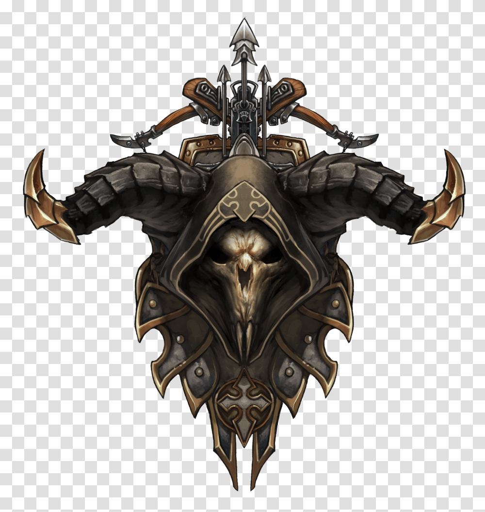 Diablo 3 Demon Hunter Crest, Armor, Cross, Person Transparent Png
