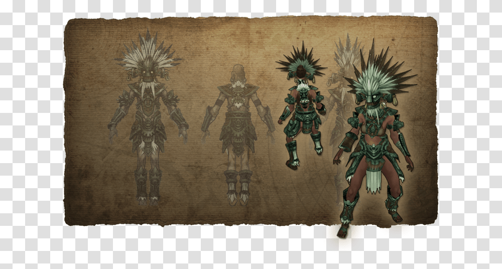 Diablo 3 Witch Doctor Armour Sets Witch Doctor Diablo Armor, Person, Human, Painting Transparent Png