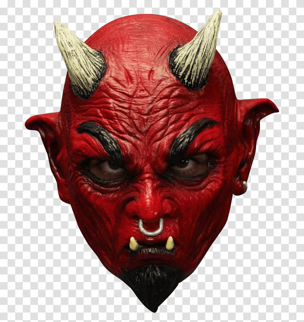 Diablo Demonio Piercing, Mask, Head Transparent Png