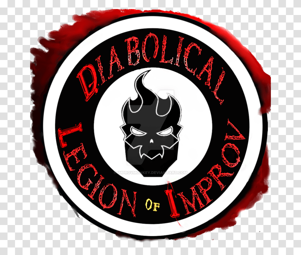 Diabolical Legion Of Improv Logo, Label, Trademark Transparent Png