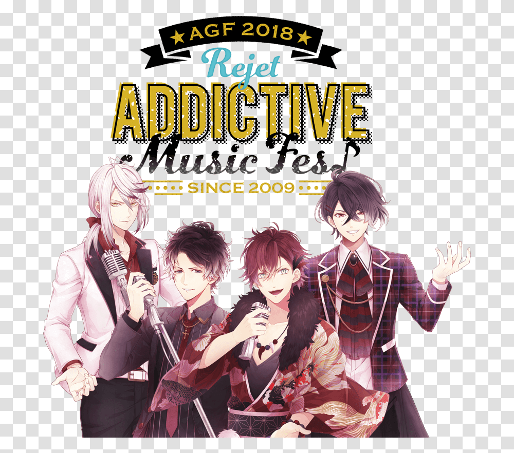 Diabolik Lovers Music Fest Rejet, Person, Human, Manga, Comics Transparent Png