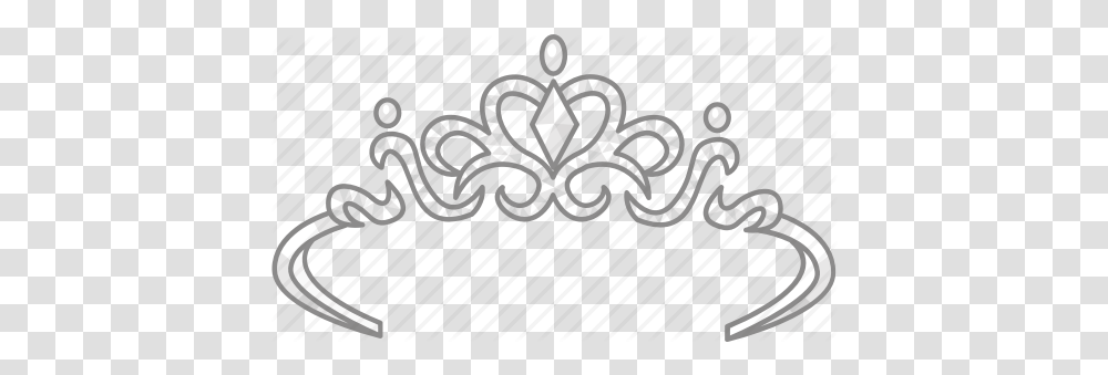 Diadem Queen Crown Gala Tiara Tiara Icon, Accessories, Accessory, Jewelry Transparent Png