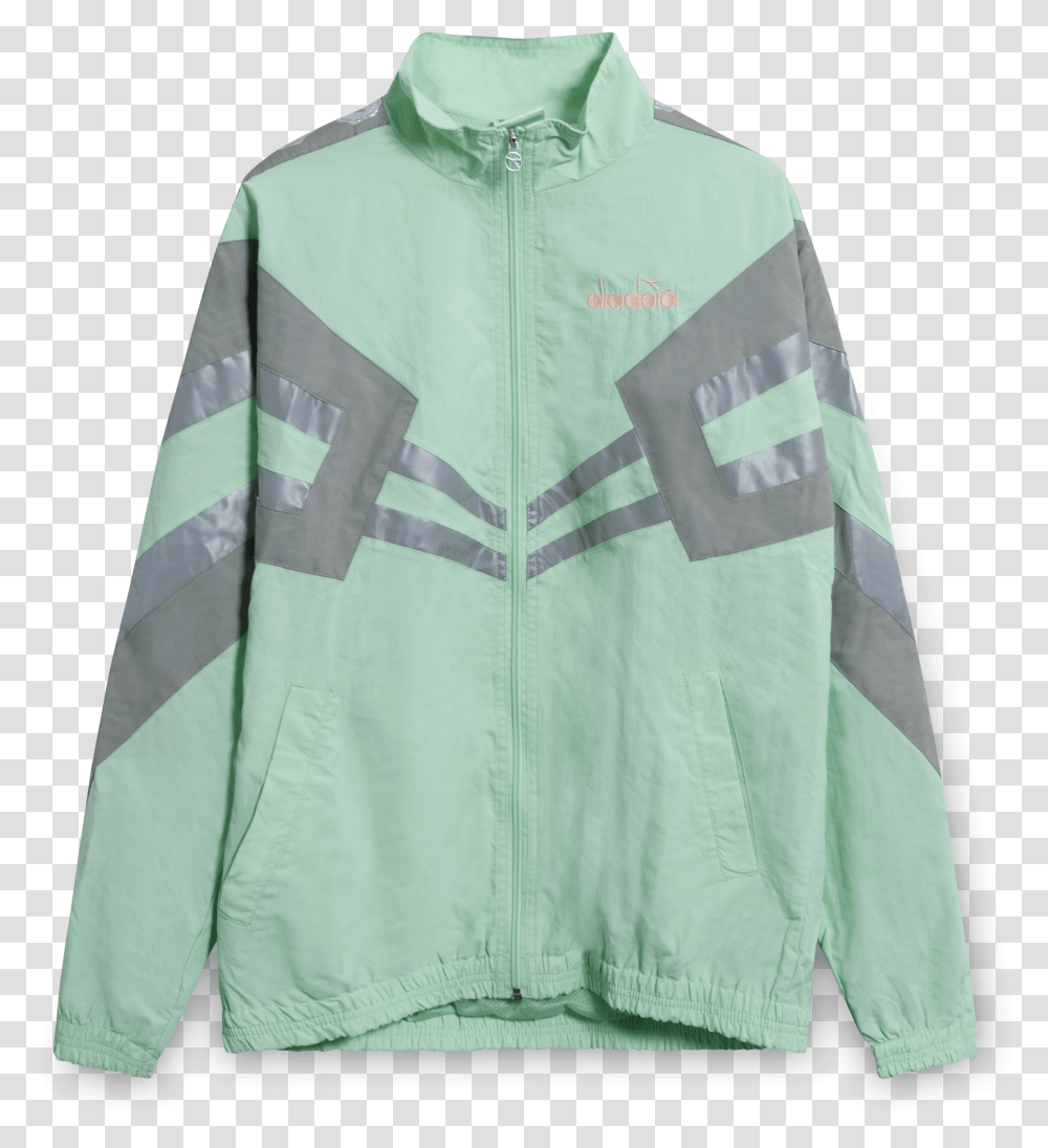 Diadora X Highsnobiety Track Jacket In Long Sleeve, Clothing, Apparel, Coat, Blouse Transparent Png