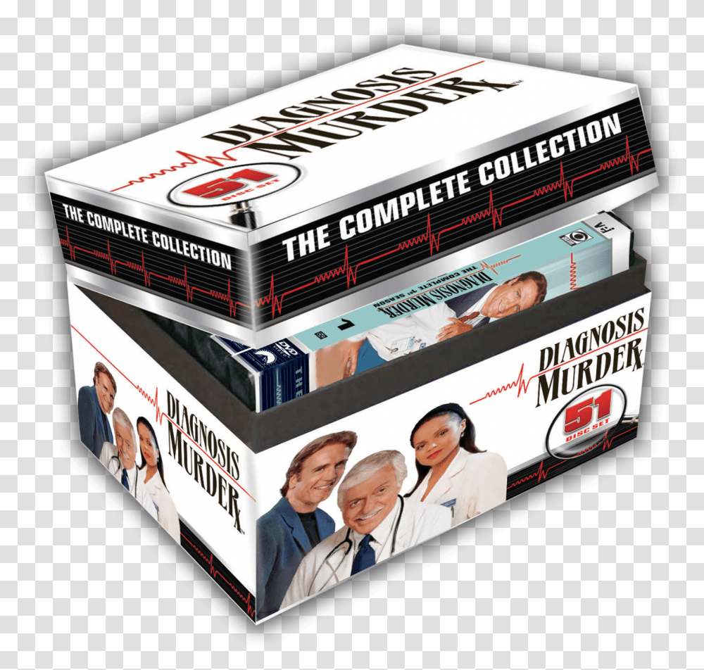 Diagnosis Murder Dvd Complete Series, Person, Box, Label Transparent Png