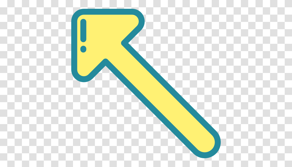 Diagonal Arrow Arrows Icon, Key, Hammer, Tool Transparent Png