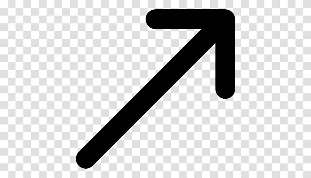 Diagonal Arrow Icon, Hammer, Tool, Sign Transparent Png